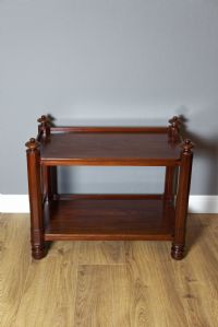 Occasional Table/Étagère, Mahogany, Charles X