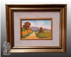 OIL ON PANEL LABRONIC SCHOOL