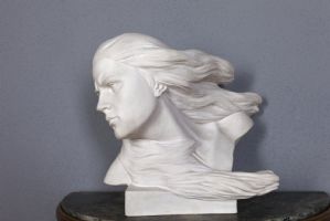Scultura "AIR WIND" marmo bianco, 1930