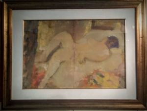 Carlo Corsi. "Frauenakt".