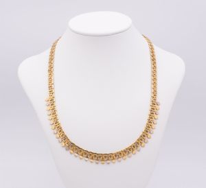 Collier in oro 18 k anni'40