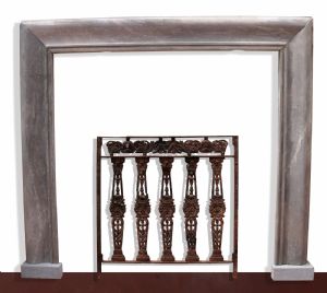 Marble fireplace cm 170x152h