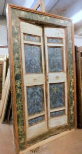 ptl280 porta laqueada em imitação de mármore, medidas máximas 150 x 250, vão de 114 x 238cm