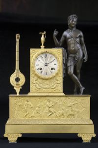 Gilt bronze clock, early 19th century