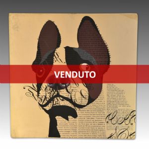 ARMANDO TESTA, “CANE STRABICO” (CROSS-EYED DOG), signed screen printing, 1967