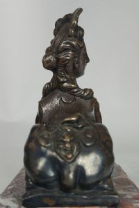 Sfinge in bronzo argentato prima metà XIX secolo 