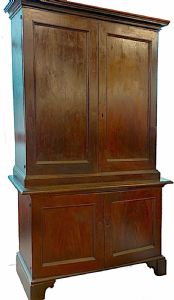 Libreria Toscana laccata, fine '700