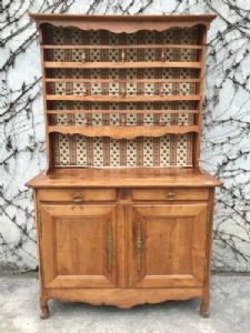 Charming Cherry Wood Hutch/Plate Rack - Restored (work in progress) _car 1560