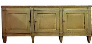 Credenza Veneta Luigi XVI laccata a tempera