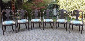 Antique Emilian Empire chairs