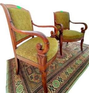 Poltrone neoclassiche francesi