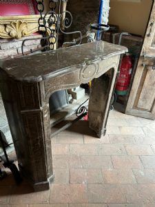 Marble fireplace
