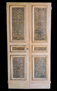 Porta genovesa requintada de 2 folhas pintada no século XVIII.