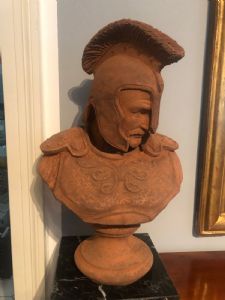 Testa di "ARES", terracotta, periodo Empero