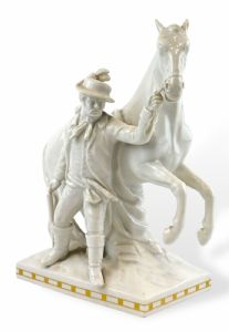 KPM - Cavaliere e Cavallo - Germania Inizio XX Secolo 