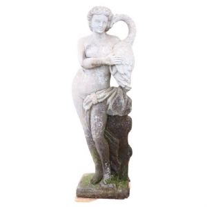 Gartenmöbel Skulptur Leda und der Schwan frühe Jahrzehnte des 20. Jahrhunderts VERHANDLUNGSBASIS