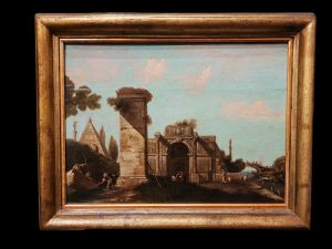 “Veduta arcadica dell’entroterra veneziano”  Autore: Giovanni Migliara