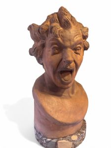 “Anima Dannata”  busto in terracotta da Gian Lorenzo Bernini 