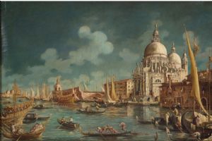 Pair of paintings by Giuseppe Ponga . 1854 / 1925