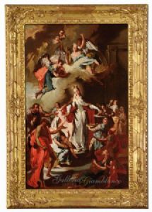 Anton Kern (1710 - 1747), Saint Elizabeth of Hungary Distributes Alms to the Poor