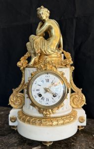 ??Relógio de Pêndulo de Luxo Roblin de Paris Vincenti Antigo da Época de 1855??