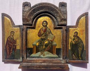 Icona da viaggio (trittico ortodosso, cioè: giusta opinione)