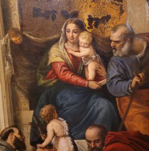 Follower of Paolo Veronese (1528–1588) “Madonna and Child with Saints” from a detail of the Pala di San Zaccaria - Foto 5