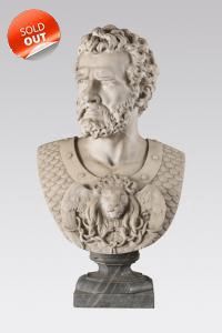 Marmorstatue, die Hannibal darstellt