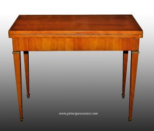 Vienna 1795 -1810 approx. Refined and rare game table/console of Viennese classicism - empire.