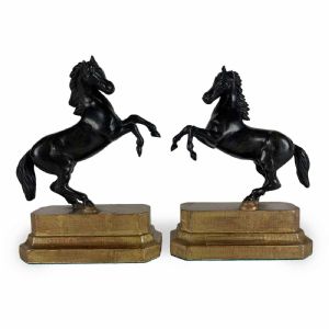 Coppia di Cavalli in Bronzo Sculture Grand Tour Inizi 1800