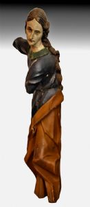 Habil escultor friulano/veneziano do século XVIII da escola de Giacomo e Giovanni Martini. Escultura de madeira valiosa em tília