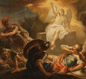L’Angelo della Resurrezione appare ai soldati, Carlo Maratta (VENDUTO)