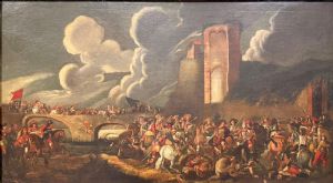 BATTAGLIA SUL PONTE - SCUOLA FIAMMINGA