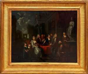 DIPINTO AUTOGRAFO " JAN JOSEF HOREMANS (1714-1790)" - SCUOLA FIAMMINGA