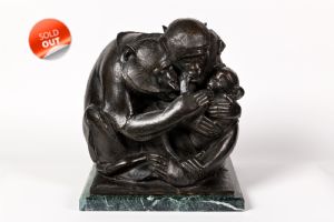Sirio Tofanari ( Firenze 1886 - 1969 Milano ) “ Una Famiglia Felice “