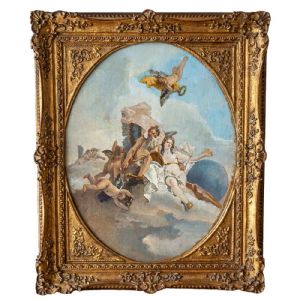 Bozzetto raffigurante L’Allegoria del Tempo e della Verità - Jacopo Guarana
