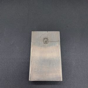 Caixa de cigarros em prata