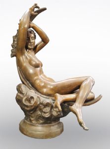 Bronze sculpture of S. Denecheau (Diana on moon) - Z/1873