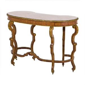 Kidney-shaped writing desk