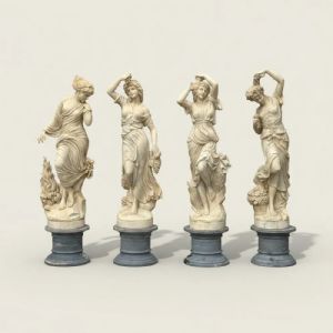 
Sculture in Marmo Le Quattro Stagioni - Italia primi '900