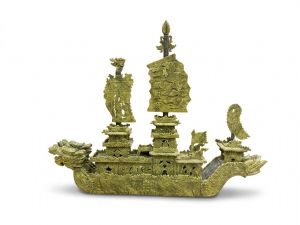 BARCA IN GIADA - CINA