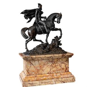 French equestrian sculpture
