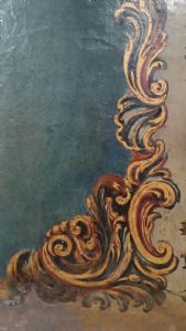 DIPINTO CON ALLEGORIA DI PUTTO ALATO FINE XVIII SECOLO - Foto 8
