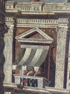 
Raffinata Coppia di Capricci Architettonici ad Olio su Tela - Antonio De Michele Napoli XVII Sec. - Foto 10