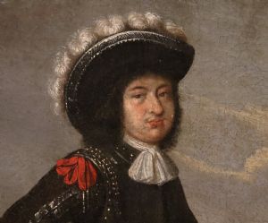 Retrato equestre com cena de batalha, Adam Frans van der Meulen (Bruxelas 1632 – Paris 1690) círculo de - Foto 6