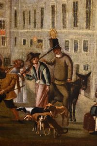 Carnival in Rome in Piazza Colonna, Michelangelo Cerquozzi (Rome 1602-1660) workshop - Foto 9
