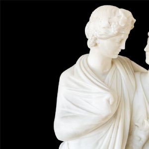 Scultura neoclassica raffigurante Bacco ed Arianna - Foto 7