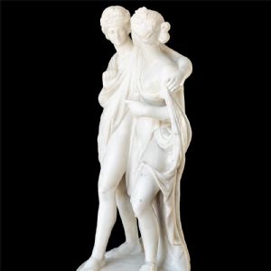 Scultura neoclassica raffigurante Bacco ed Arianna - Foto 8