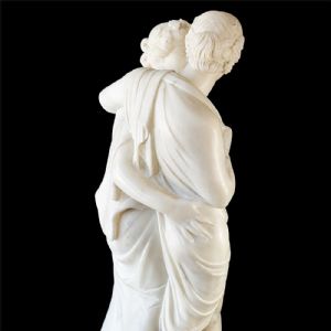 Scultura neoclassica raffigurante Bacco ed Arianna - Foto 9