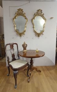 RUNDER TISCH MIT INLAY, MITTE 19. JAHRHUNDERT - Foto 10